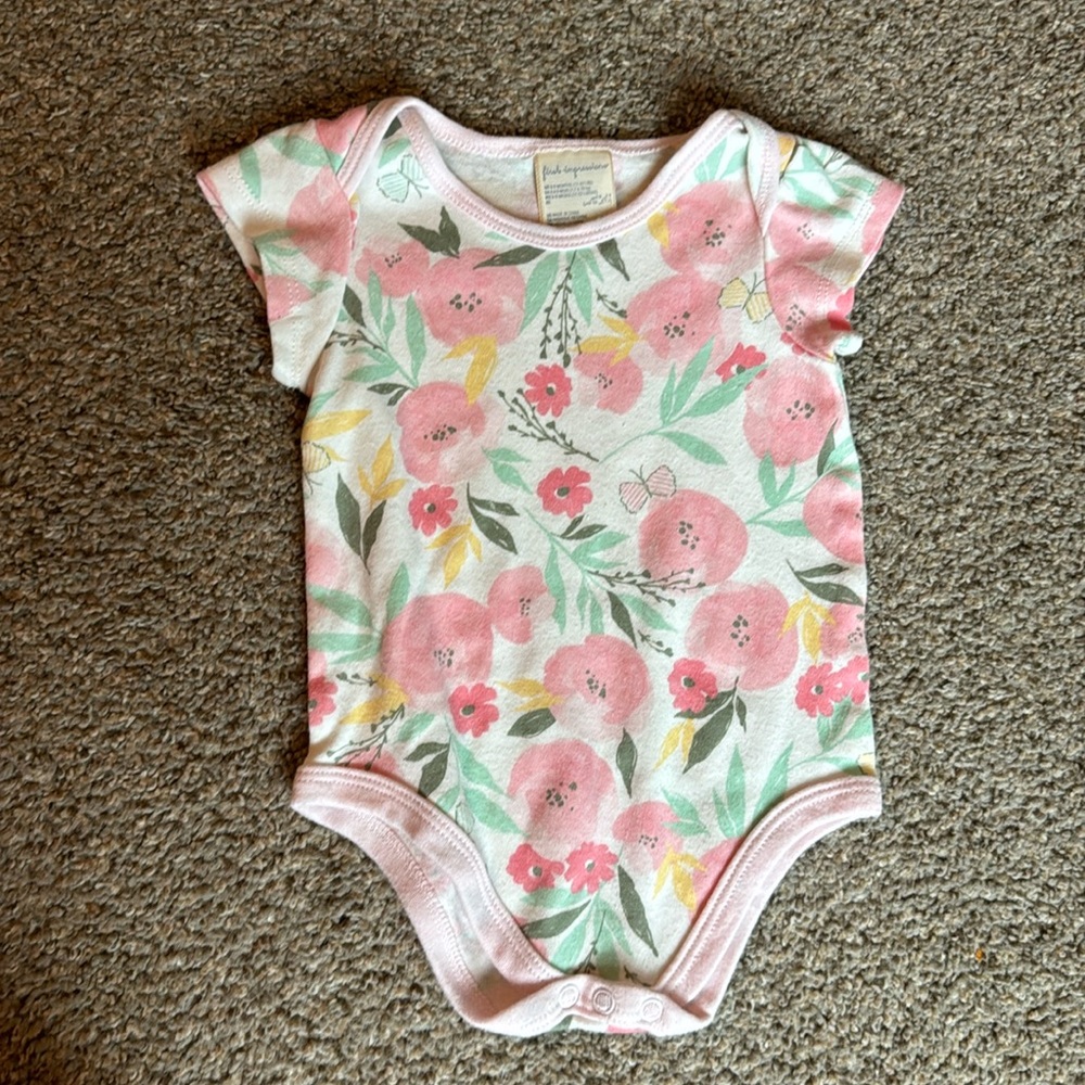 FLORAL ONESIE